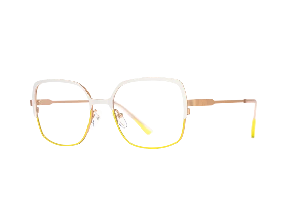 Gafa de graduada para mujer modelo Prata color Blanco