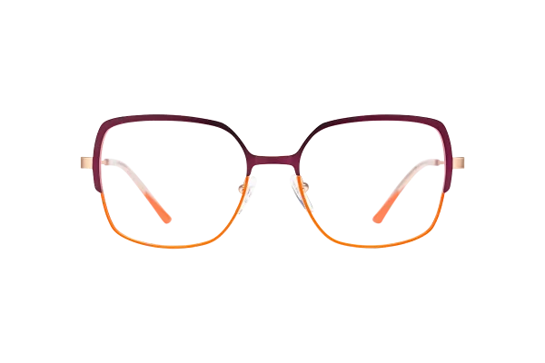 Gafa de graduada para mujer modelo Prata color Naranja