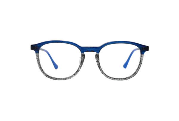 Gafa de graduada para hombre modelo Helio color Negro-Naranja
